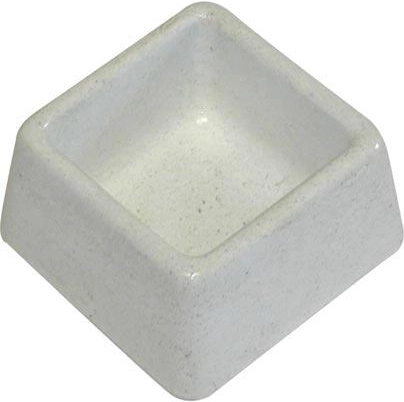 Betoninis kvadratinis dubenėlis 90 × 90 × 50 mm graužikams