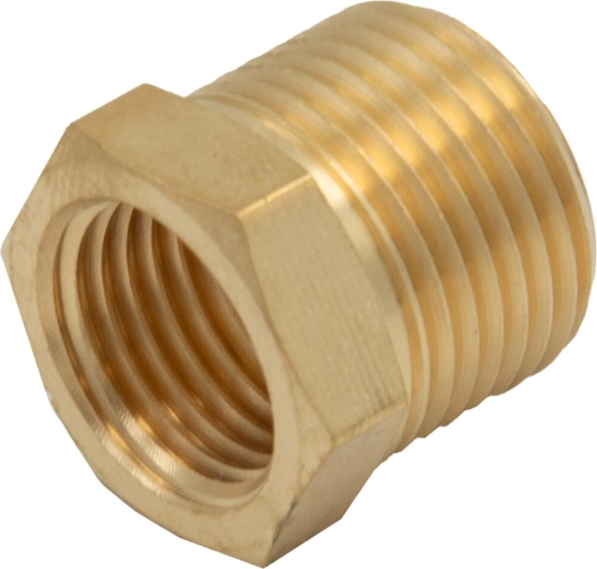 Redukcija 3/8" išorinis sriegis × 1/4" vidinis sriegis pneumatikai