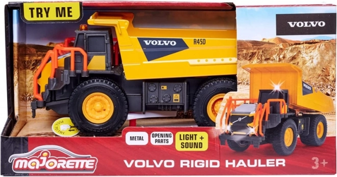 Majorette Grand statybinis savivartis VOLVO R45D 20 cm su šviesomis ir garsais