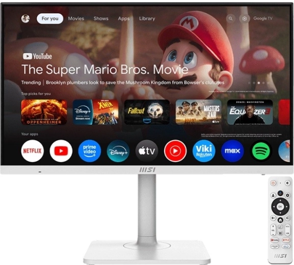 MSI 27" monitor Modern MD272UPSW, 4K UHD, 60 Hz, white