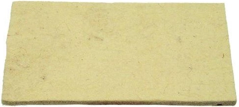 Replacement white felt 250 × 130 × 10 mm