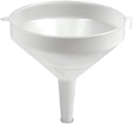 Plastikinis piltuvas 25 cm, baltas