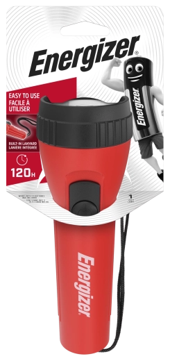 Energizer rankinis žibintuvėlis Black & Silver, plastikas, 2× D