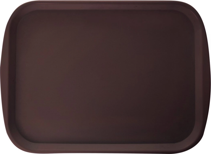 Brown UH plastic serving tray 44 × 31.5 cm