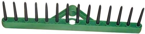 Plastic Rake 45 × 11 cm, 14 Teeth without Handle