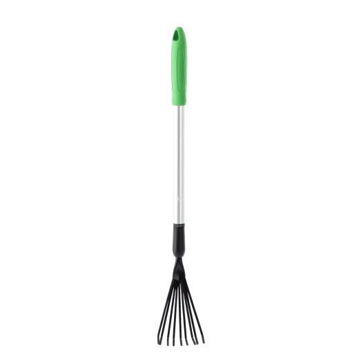 Lightweight, comfortable raking without back pain