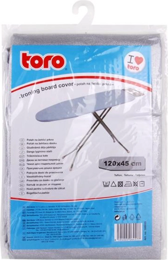 Toro ironing board cover with non-stick Teflon surface 45 × 120 cm