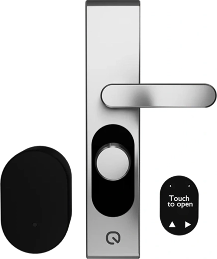 Shelly LOQED Touch 2S išmanioji beraktė durų spyna, sidabrinė