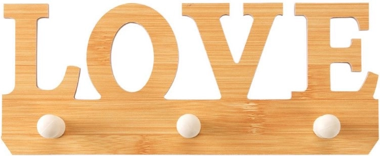 Dekoratyvinis užrašas LOVE, kuris papuoš interjerą