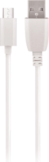 Maxlife micro USB įkrovimo kabelis 2 A 3 m baltas