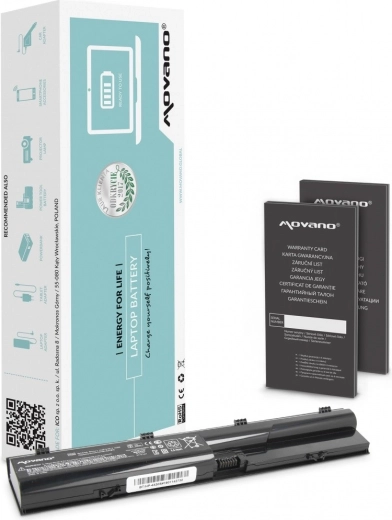 PR06 Battery for HP ProBook 4330s, 4530s, 4535s and 4540s (4400 mAh / 48 Wh) Movano