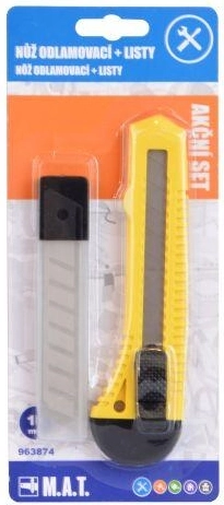 Snap-Off Utility Knife 18 mm with Set of 10 Blades – Special Bundle