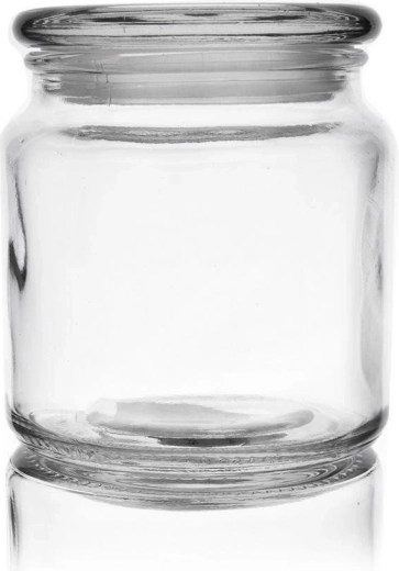 Stiklinis maisto laikymo indas 580 ml su dangteliu