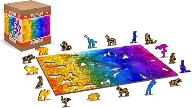 Wooden Puzzle Bird Paradise 2-in-1
