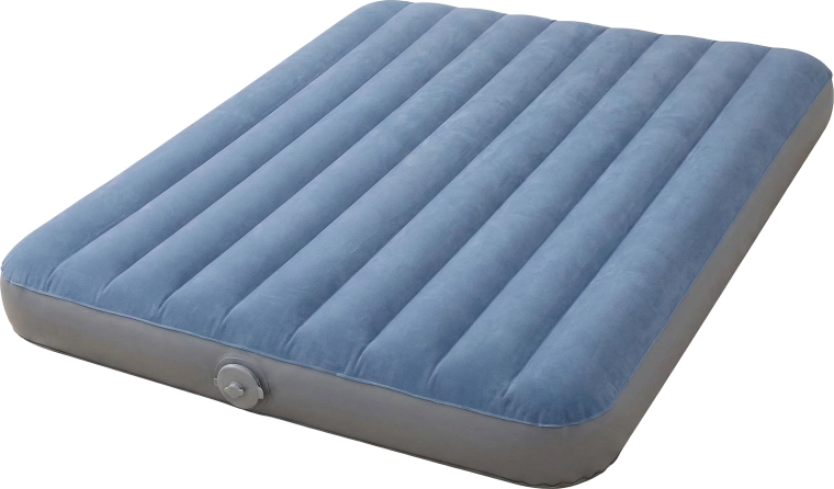 Pripučiamas dvigulis čiužinys 203 × 152 × 25 cm su integruotu elektriniu siurbliu INTEX