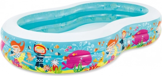 Intex Swim Center Seashore pripučiamas šeimos baseinas 262 × 160 × 46 cm – 1 vnt.