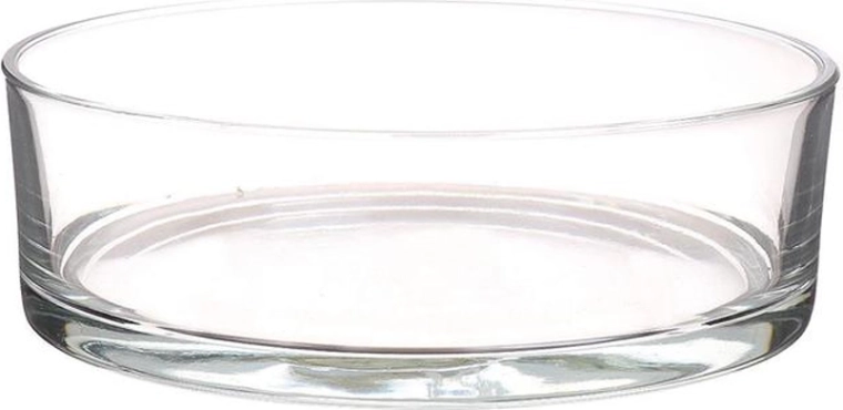 Stiklinis dubuo „Denta“ 25 × 8 cm, skaidrus