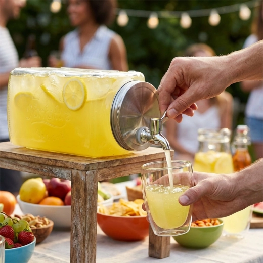 Puikiai tinka limonadui, punšui ir vandeniui su vaisiais