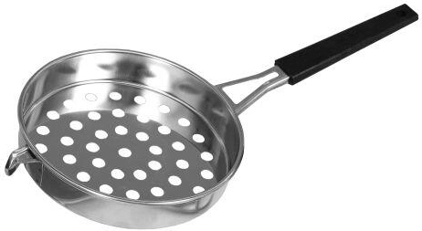 Nerūdijančio plieno spaustuvė (koštuvas) virtiniams „noky“ 17 cm su plastikine rankena