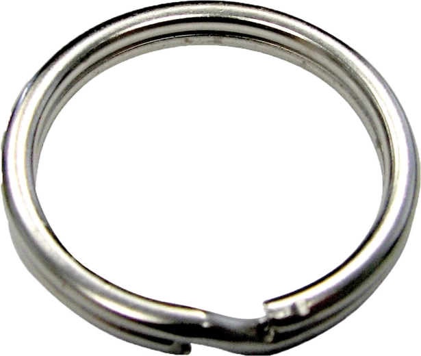 Key Ring 40 × 2.3 mm, Nickel-Plated (200 pcs)