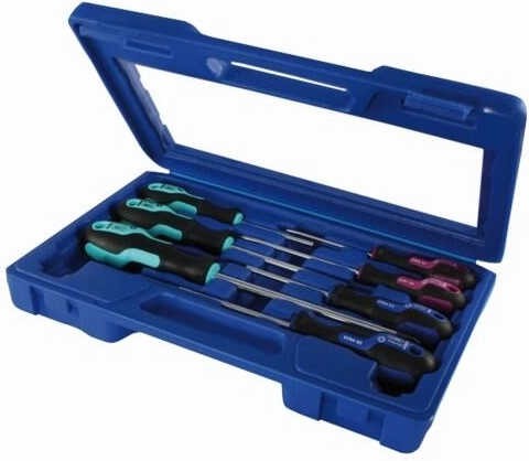 Professional 7-piece screwdriver set PHILLIPS and POZIDRIV