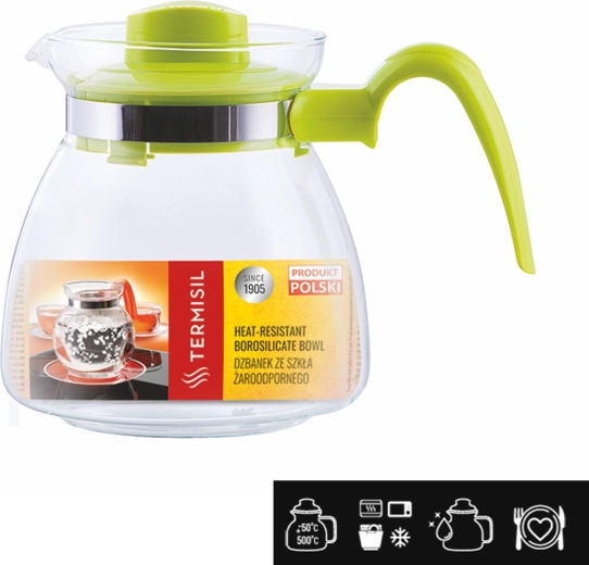 Heat-resistant glass pitcher Termisil Maja 1.25 L