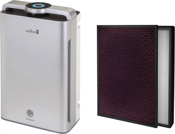 Oro valytuvas Webber AP9700 Wi‑Fi, sidabrinis
