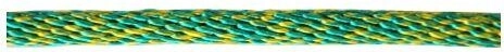 Spalvota spirališkai pintas polipropileninis lynas 10 mm