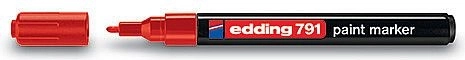 Lakinis žymeklis raudonas Edding 791