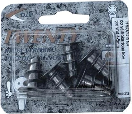 Metal drywall anchor, blister pack of 5 pcs