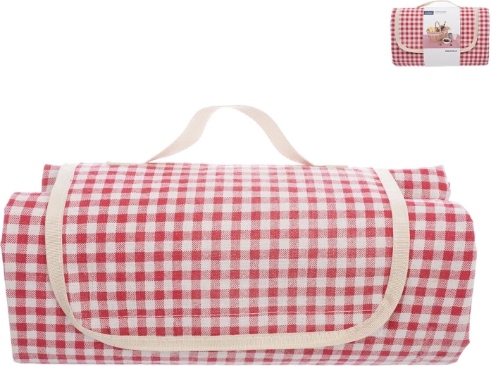 Checkered Picnic Blanket 180 × 150 cm