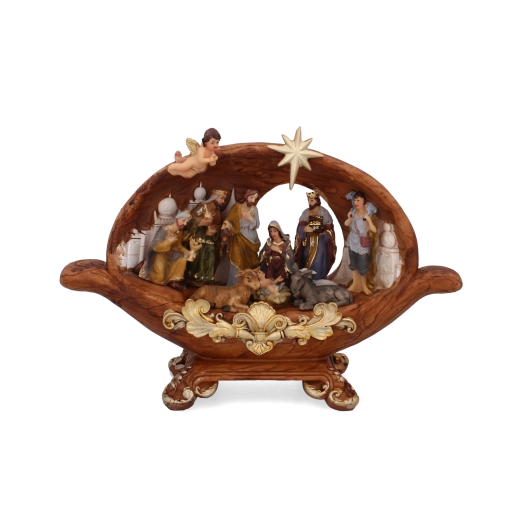 Rich details of the Christmas scene