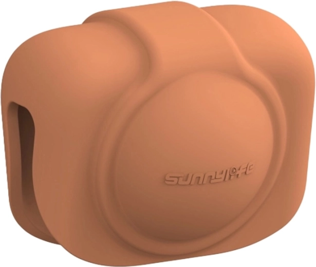 Sunnylife silikoninis objektyvo dangtelis DJI Osmo 360 – oranžinis