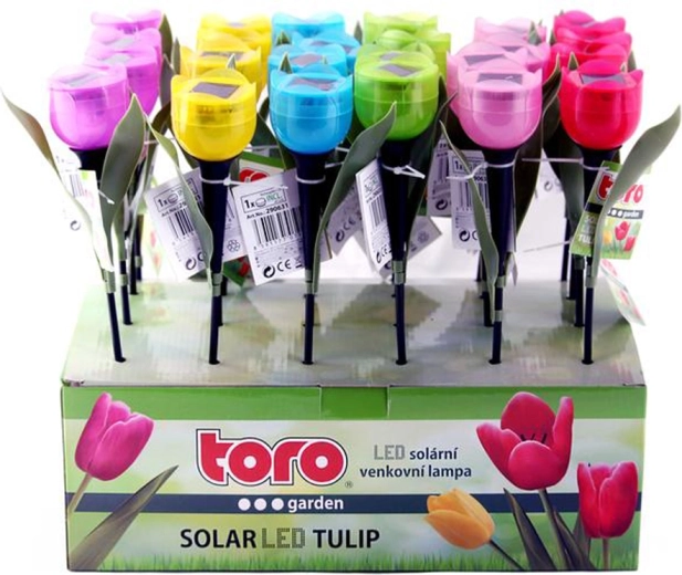 Saulės LED lempa „Tulpė“ 30,5 cm