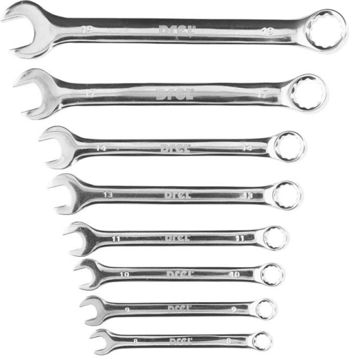 OP Combination Wrench Set 8–19 mm (8 pcs)
