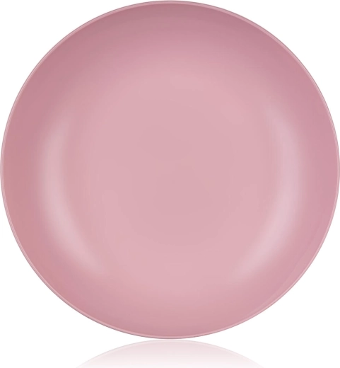 Gili plastikinė lėkštė 22 cm rožinė Culinaria