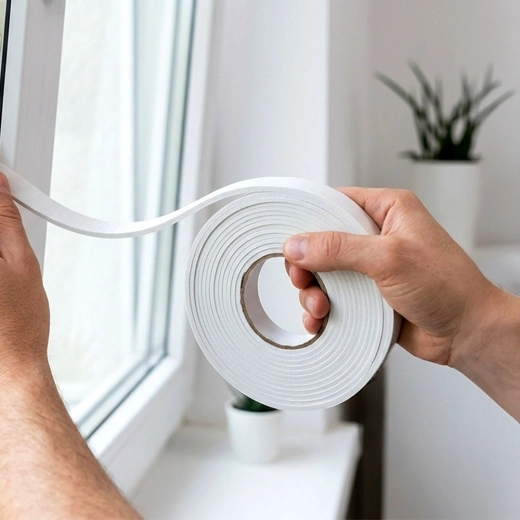 Self-adhesive tape for quick sealing