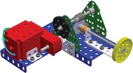 Gear wheels for learning mechanics