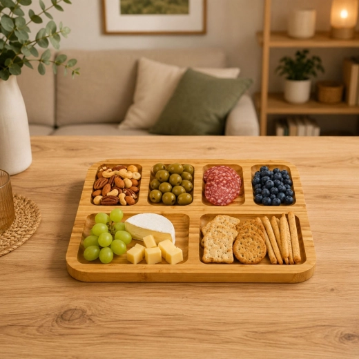 Ideal size for entertaining at home or on the go