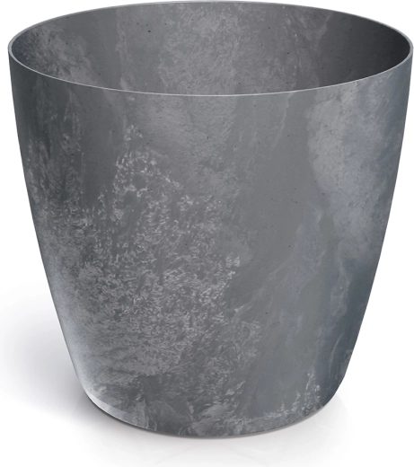 Flower pot with concrete effect marengo 15.8 cm