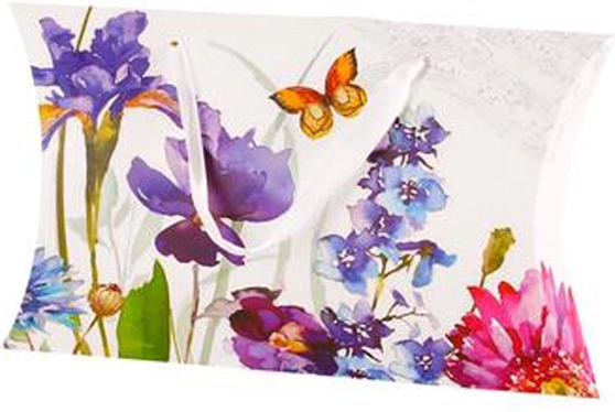 Popierinė dovanų dėžutė TORO gėlės 30 × 18 cm