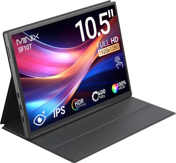 Touch control with 10-point multi‑touch