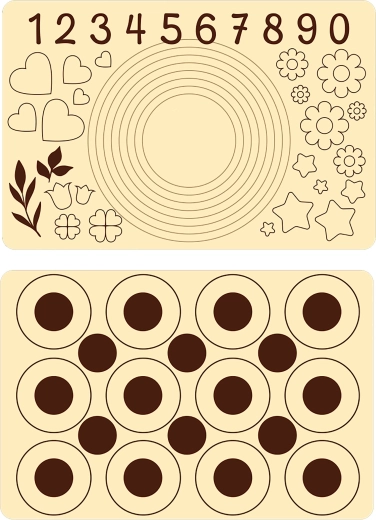 Silicone Baking Mat 60 × 40 cm - Cream