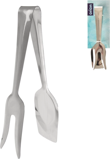 Nerūdijančio plieno serviravimo žnyplės 21 cm