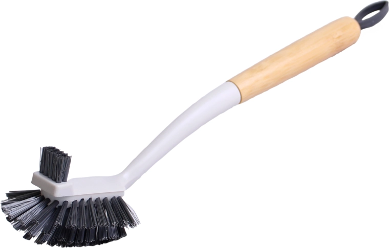 Dish brush with bamboo handle 32.7 × 6.5 cm