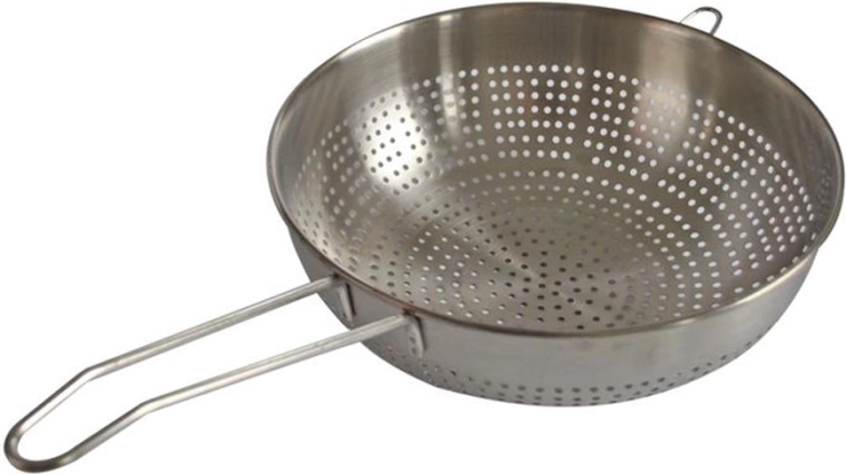 Nerūdijančio plieno kiaurasamtis 22 cm su rankena