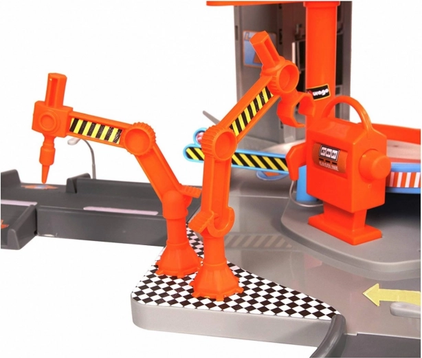 Servisas su robotinėmis rankomis ir kėlimo platforma