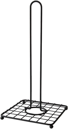 Virtuvinių popierinių rankšluosčių stovas 31 cm juodas