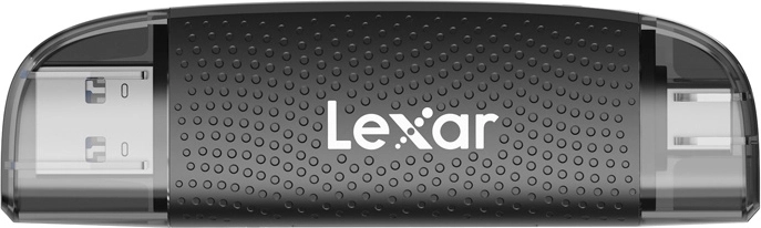 lexar dual usb-a/usb-c memory card reader for sd and micro sd