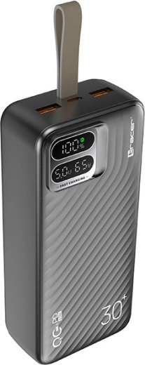 Tracer Blaze 30000 mAh 65 W Power Bank, Black